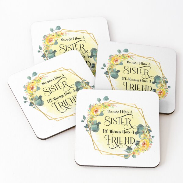 Item preview, Because I Have A Sister I  Sister Gift Ideas designed and sold by younghopes.