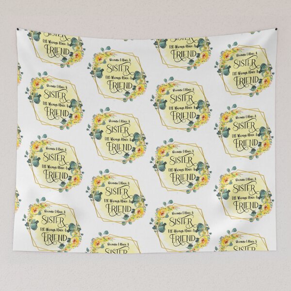 Item preview, Because I Have A Sister I  Sister Gift Ideas designed and sold by younghopes.