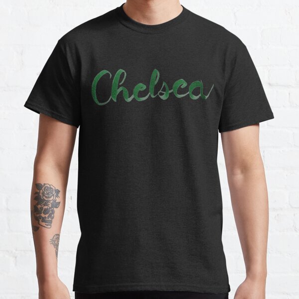 Chelsea hand lettered in green Classic T-Shirt