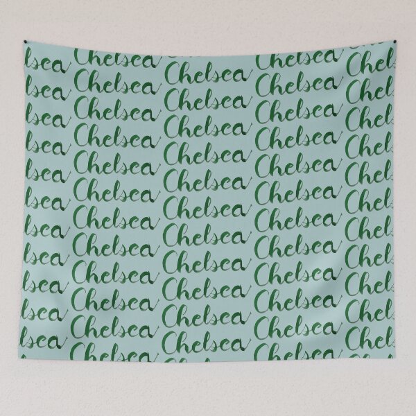 Item preview, Chelsea hand lettered in green designed and sold by Melindrea.