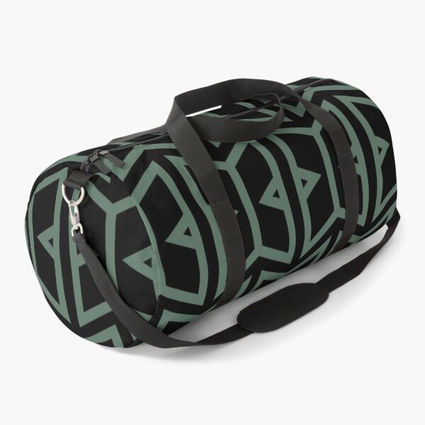 Item preview, Black and Green Simple Art Deco Shape Pattern Pairs Coloro 2022 Popular Color Wavelite 069-43-12 designed and sold by ColorOfTheYears.