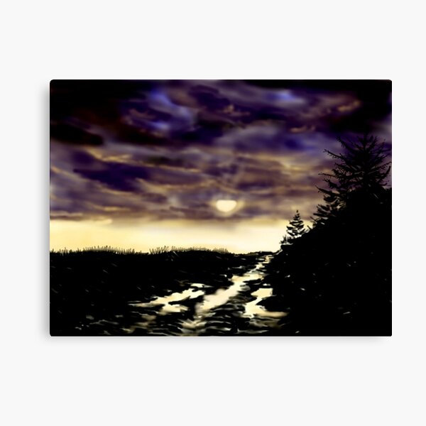 Cockmoor Hall at Twilight Canvas Print