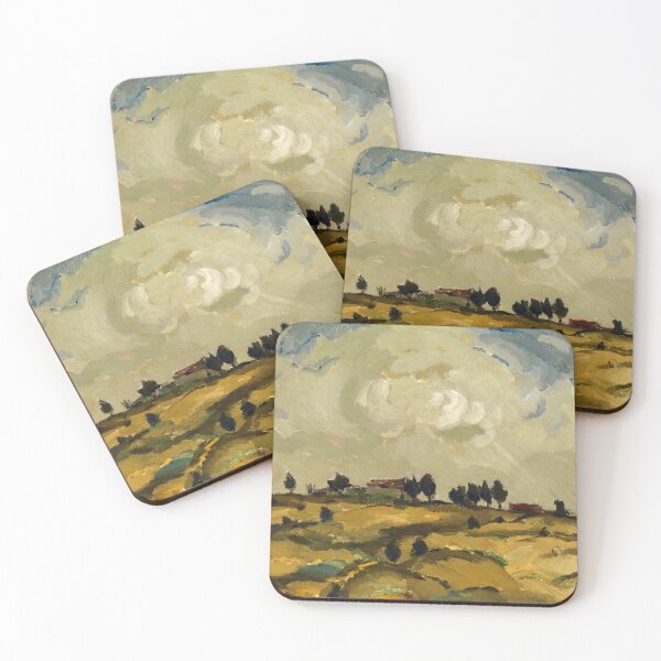 Item preview, Autumn landscape with clouds by Ilmari Aalto (1917) designed and sold by allhistory.