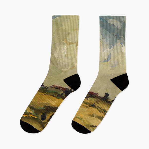 Item preview, Autumn landscape with clouds by Ilmari Aalto (1917) designed and sold by allhistory.
