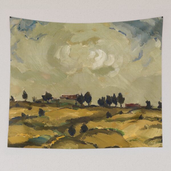 Item preview, Autumn landscape with clouds by Ilmari Aalto (1917) designed and sold by allhistory.