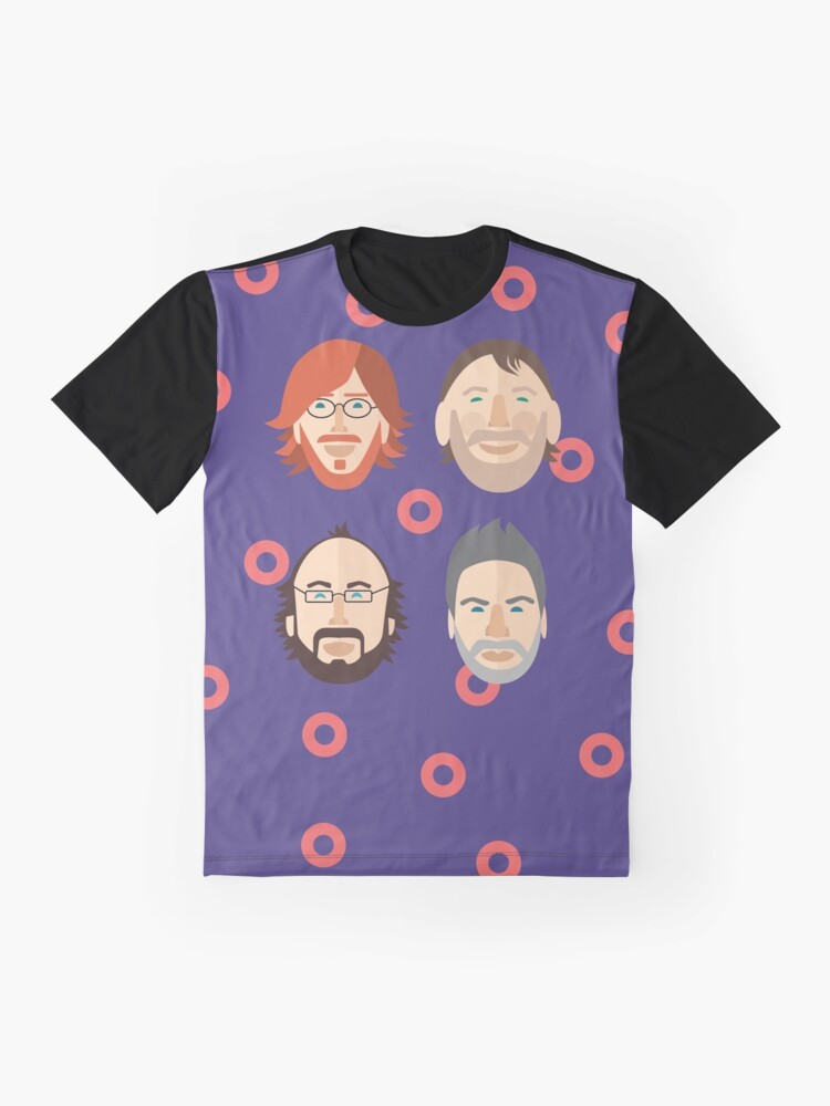 phish donut button down shirt