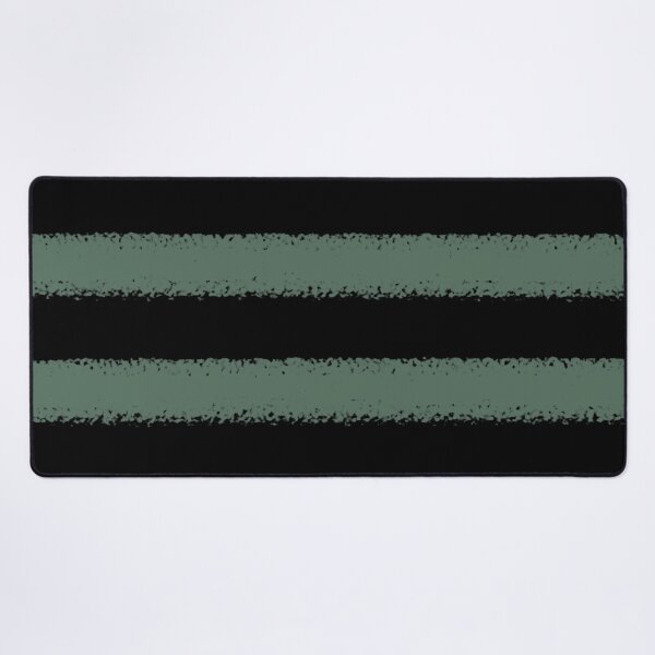 Item preview, Black and Green Horizontal Stripe Pattern Pairs Coloro 2022 Popular Color Wavelite 069-43-12 designed and sold by ColorOfTheYears.