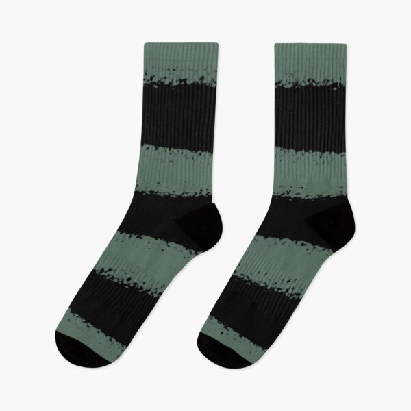 Item preview, Black and Green Horizontal Stripe Pattern Pairs Coloro 2022 Popular Color Wavelite 069-43-12 designed and sold by ColorOfTheYears.