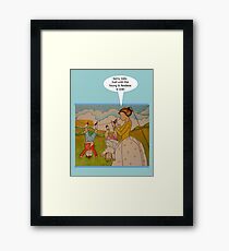 Anti-”Helicopter Parenting” for Young & Restless Framed Print
