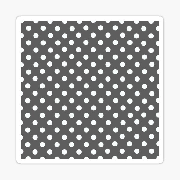 iron on white polka dots