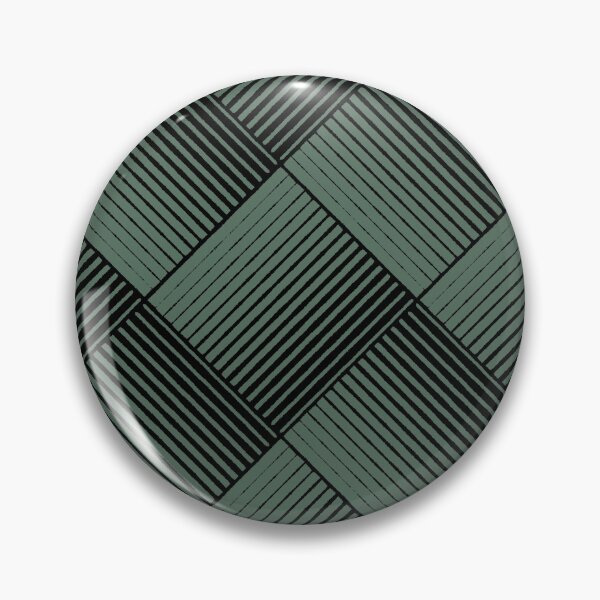 Item preview, Black and Green Square Mosaic Stripe Pattern Pairs Coloro 2022 Popular Color Wavelite 069-43-12 designed and sold by ColorOfTheYears.