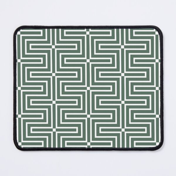 Item preview, Green and White Tessellation Line Pattern 3 Pairs Coloro 2022 Popular Color Wavelite 069-43-12 designed and sold by ColorOfTheYears.