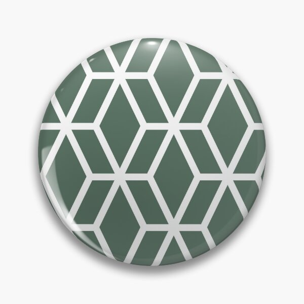 Item preview, Green and White Tessellation Line Pattern 16 Pairs Coloro 2022 Popular Color Wavelite 069-43-12 designed and sold by ColorOfTheYears.