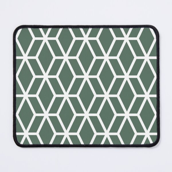 Item preview, Green and White Tessellation Line Pattern 16 Pairs Coloro 2022 Popular Color Wavelite 069-43-12 designed and sold by ColorOfTheYears.