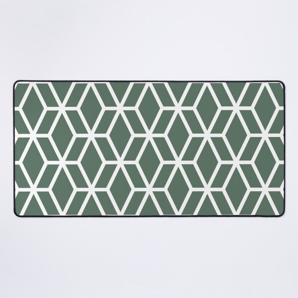 Item preview, Green and White Tessellation Line Pattern 16 Pairs Coloro 2022 Popular Color Wavelite 069-43-12 designed and sold by ColorOfTheYears.
