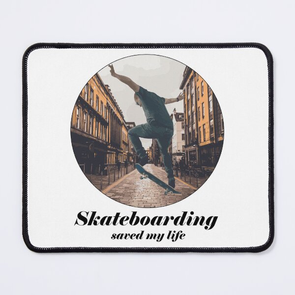Item preview, Skateboarding saved my life designed and sold by nikolaj1301.