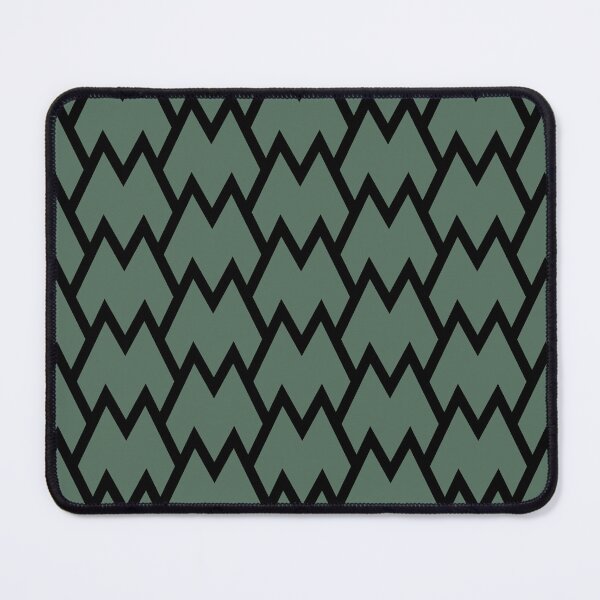 Item preview, Black and Green Tessellation Line Pattern 18 Pairs Coloro 2022 Popular Color Wavelite 069-43-12 designed and sold by ColorOfTheYears.