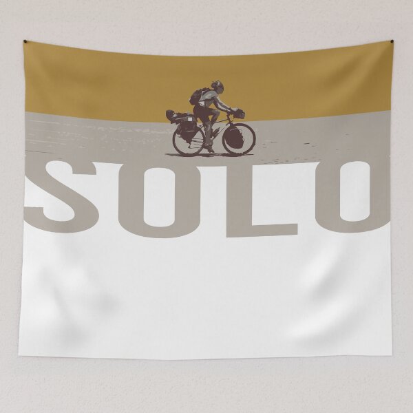 Item preview, Solo Bikepacking gravel bike solo travel travelling by bike bikepacker  designed and sold by angelpardo.