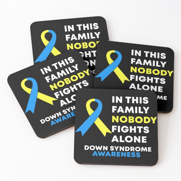Item preview, In This Family Nobody Fights Alone Down Syndrome Awareness designed and sold by Color-Sparkle.