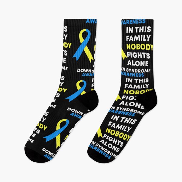 Item preview, In This Family Nobody Fights Alone Down Syndrome Awareness designed and sold by Color-Sparkle.
