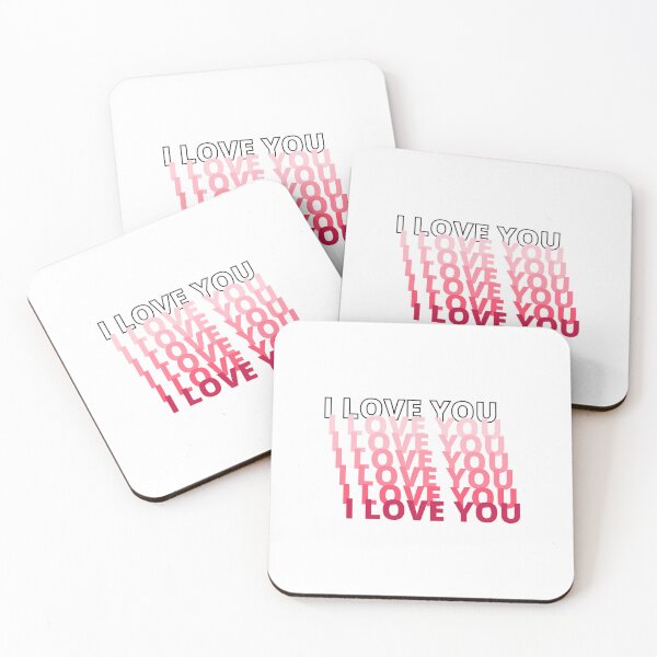 Item preview, I LOVE YOU - monochrome shades of Wine, Valentine design designed and sold by TIPJ.
