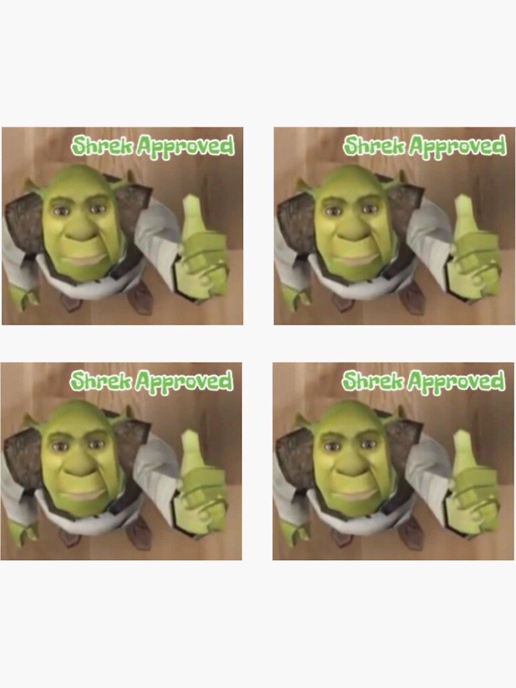 Shrek Meme Funny Vinyl Sticker - 5 Pack