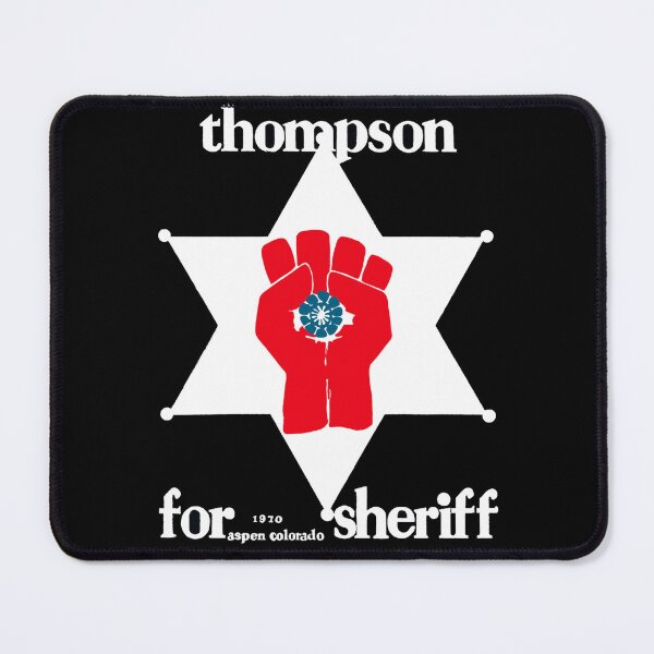 Item preview, Hunter S. Thompson sheriff designed and sold by Filox.