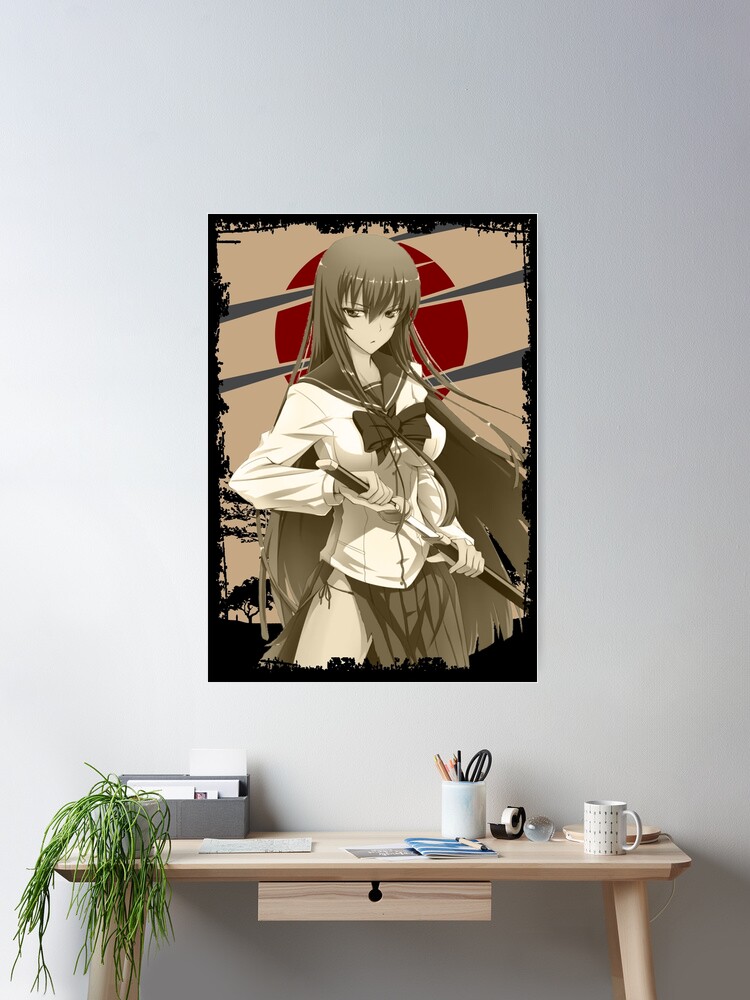 Saeko Busujima Highschool of the Dead Poster for Sale by IkaXII