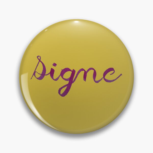 Item preview, Signe hand lettered in purple designed and sold by Melindrea.