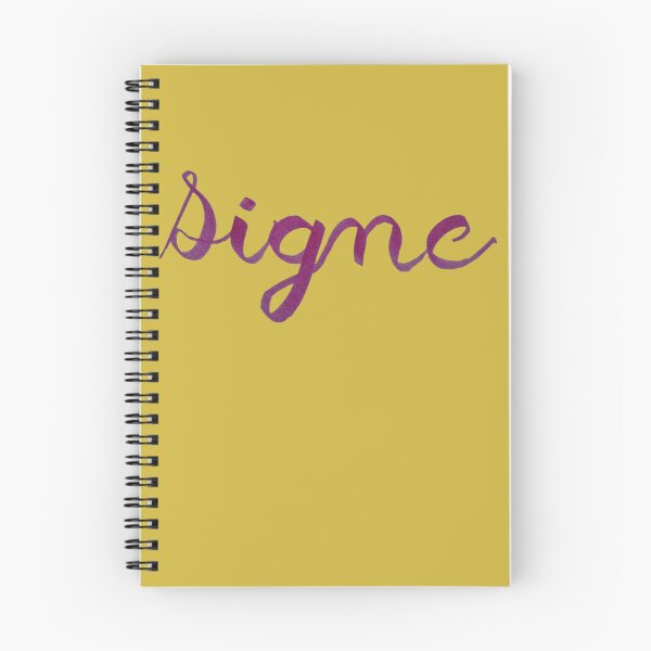 Item preview, Signe hand lettered in purple designed and sold by Melindrea.