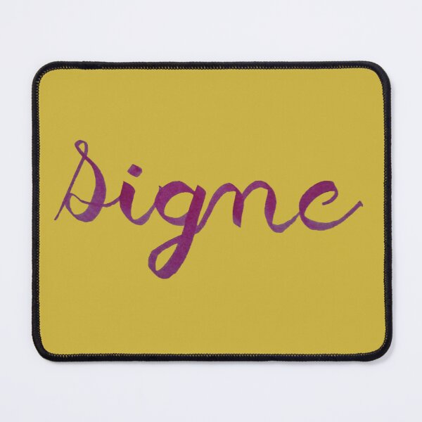 Item preview, Signe hand lettered in purple designed and sold by Melindrea.
