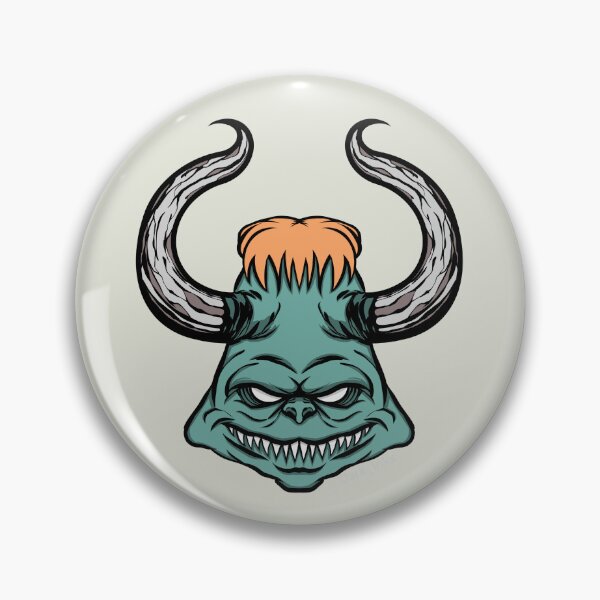 Item preview, Demonio con cuernos sonriente designed and sold by Dark-Inks.