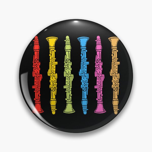 Item preview, Colourful Clarinet Art For Clarinet Players And Music Lovers - Clarinet Art designed and sold by Funwithmusic.