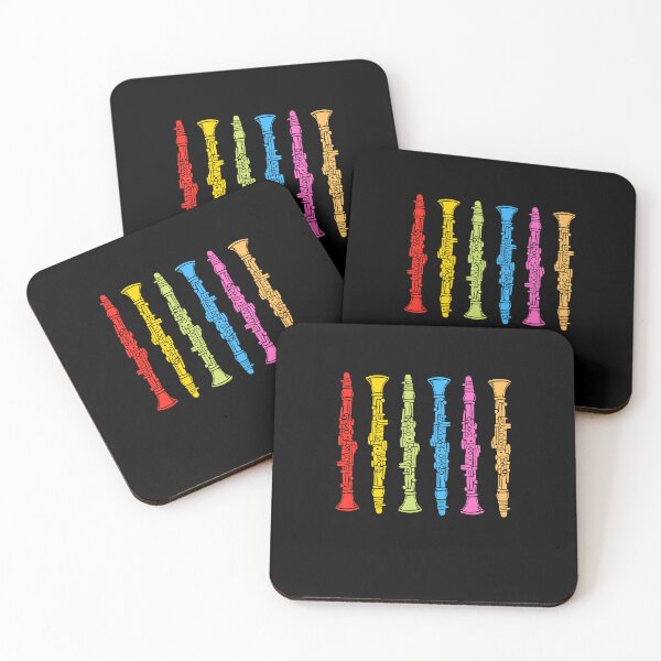 Item preview, Colourful Clarinet Art For Clarinet Players And Music Lovers - Clarinet Art designed and sold by Funwithmusic.
