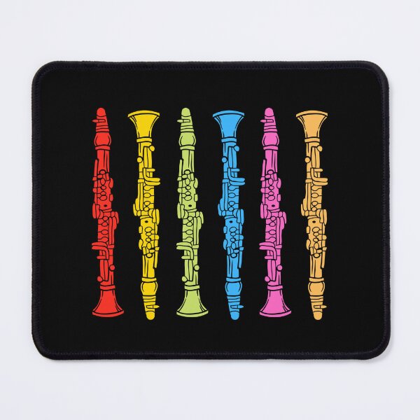Item preview, Colourful Clarinet Art For Clarinet Players And Music Lovers - Clarinet Art designed and sold by Funwithmusic.