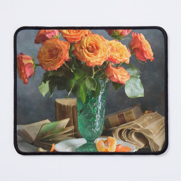 Item preview, Red-Orange Roses designed and sold by nikoart001.