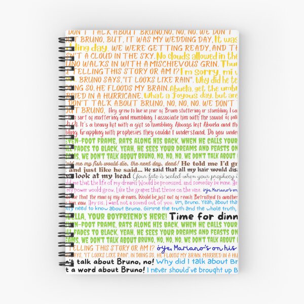 Item preview, we don’t talk about Bruno (style1) designed and sold by QuotableYou.