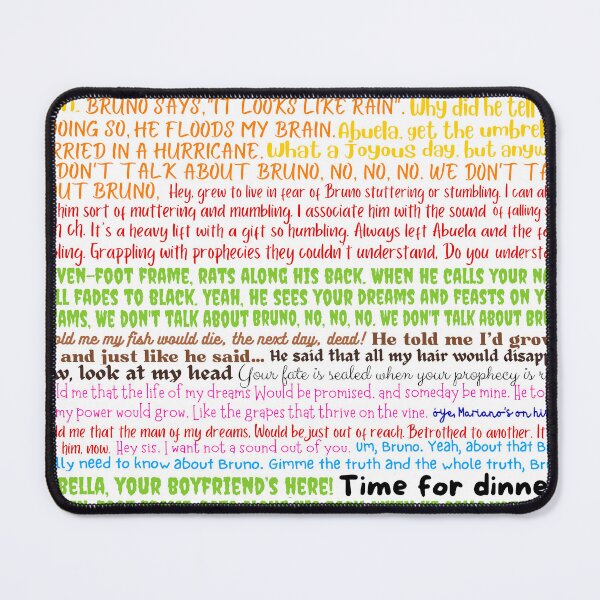 Item preview, we don’t talk about Bruno (style1) designed and sold by QuotableYou.