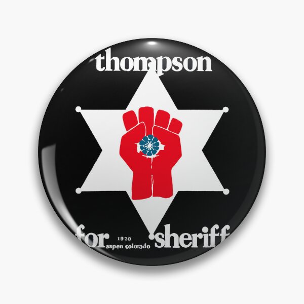 Item preview, Hunter S. Thompson sheriff designed and sold by Filox.