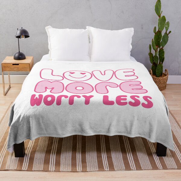 Item preview, Love more worry less, Valentine, Smiley designed and sold by narinari32.