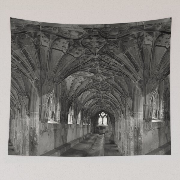 Item preview, Spooky Communal Washing Area In A Gloucester Cathedral, Vintage Style Photograph designed and sold by TrulyEpoque.