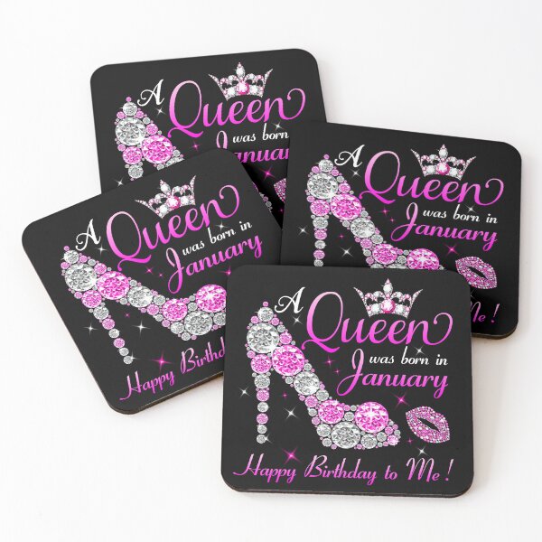 Item preview, A Queen Was Born In January Happy Birthday To Me High Heel designed and sold by Meggie179.