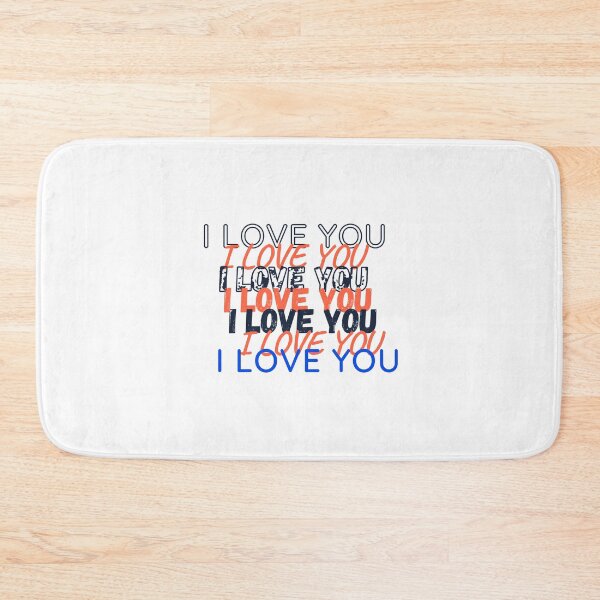 Item preview, I LOVE YOU - multi-chrome , Valentine design3 designed and sold by TIPJ.