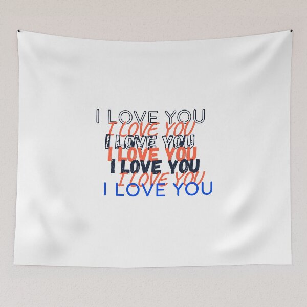 Item preview, I LOVE YOU - multi-chrome , Valentine design3 designed and sold by TIPJ.