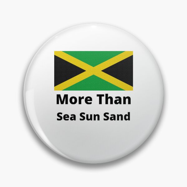 Item preview, Jamaica flag "More than sea sun sand" designed and sold by Giographix.