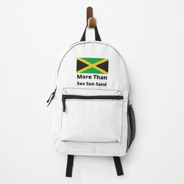 Item preview, Jamaica flag "More than sea sun sand" designed and sold by Giographix.