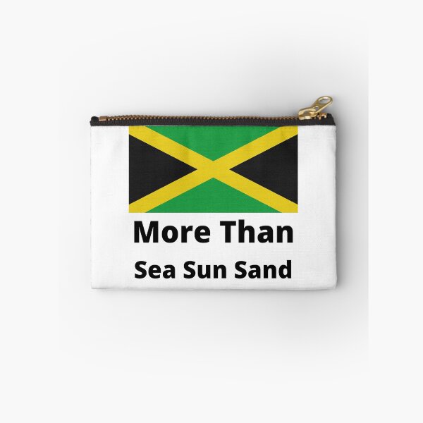 Item preview, Jamaica flag "More than sea sun sand" designed and sold by Giographix.