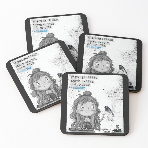 Item preview, Si te cansas, aprende a descansar, no a rendirte. Bansky designed and sold by zicutza.