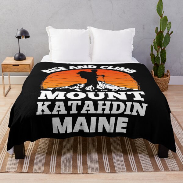 Item preview, Rise And Climb Mount Katahdin Maine Vintage Mountain Climbing designed and sold by RGRamsey.