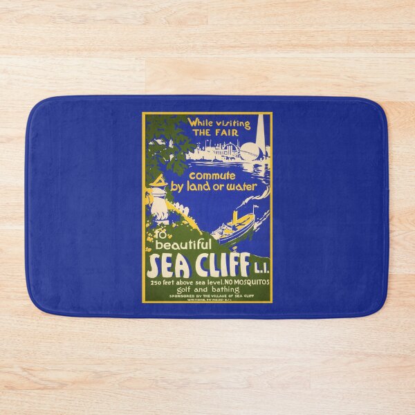 Item preview, Sea Cliff Long Island Vintage Poster - Worlds Fair and Sea Cliff Restored Poster designed and sold by molamode.
